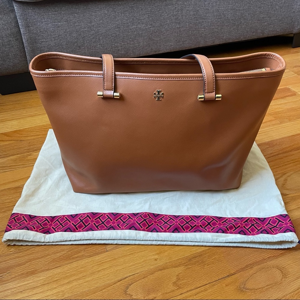 Tory Burch Tan Leather Tote